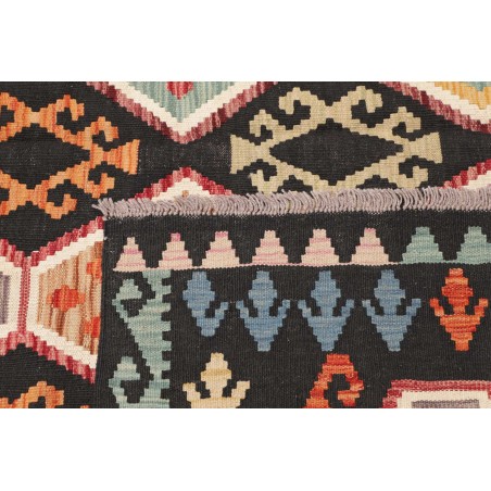 Tappeto Kilim Afghanistan marrone verde 200x290