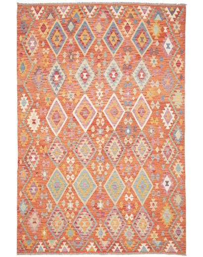 Tappeto Kilim Afghanistan marrone 203x298