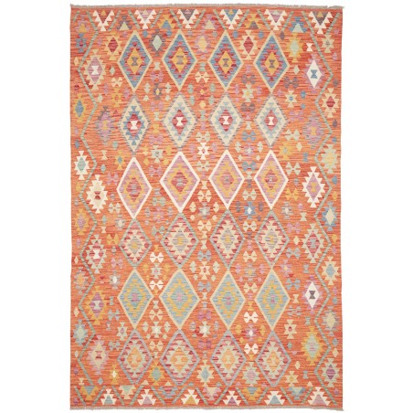 Tappeto Kilim Afghanistan marrone 203x298