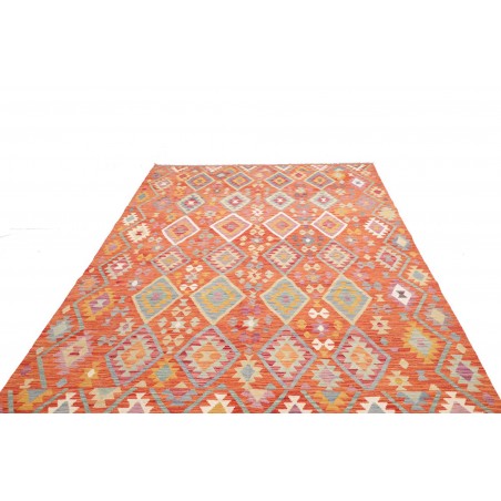 Tappeto Kilim Afghanistan marrone 203x298