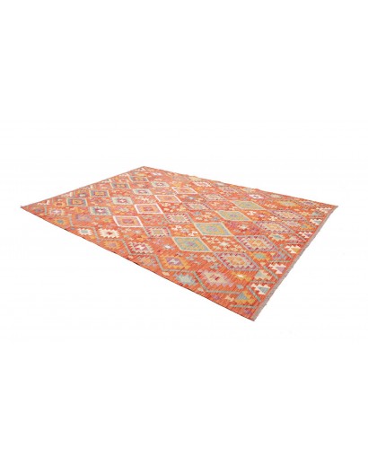 Tappeto Kilim Afghanistan marrone 203x298