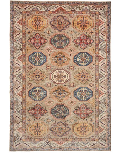 Tappeto Kazak Fine Pakistan marrone 206x304