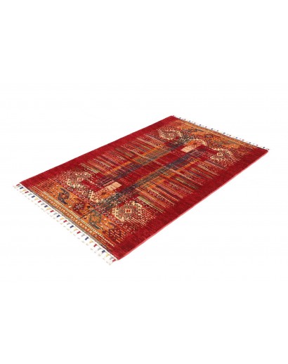 Tappeto Siva Pakistan marrone giallo 102x157