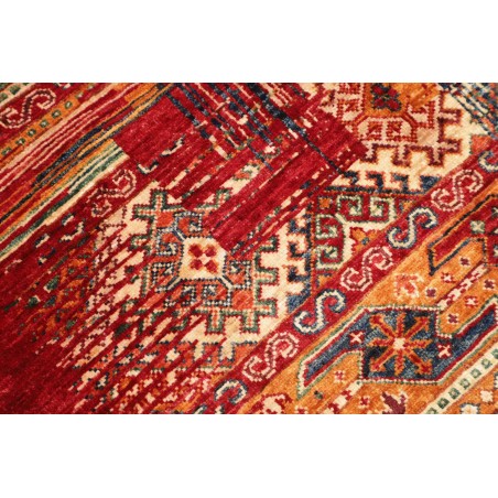 Tappeto Siva Pakistan marrone giallo 102x157