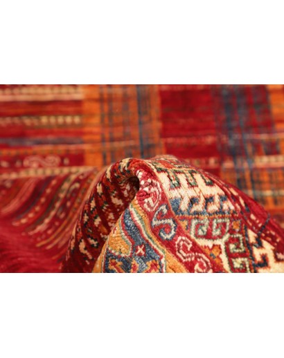 Tappeto Siva Pakistan marrone giallo 102x157