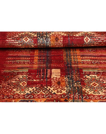 Tappeto Siva Pakistan marrone giallo 102x157