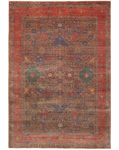 Tappeto Mamlouk Pakistan marrone grigio 205x297