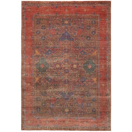 Tappeto Mamlouk Pakistan marrone grigio 205x297