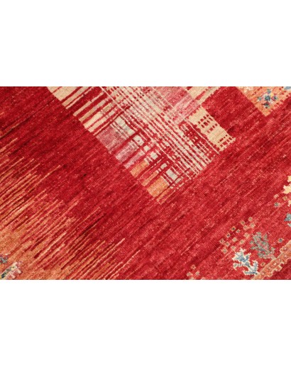 Tappeto Siva Pakistan marrone giallo 100x147