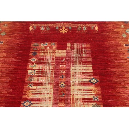 Tappeto Siva Pakistan marrone giallo 100x147