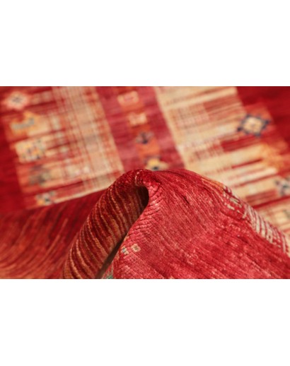 Tappeto Siva Pakistan marrone giallo 100x147