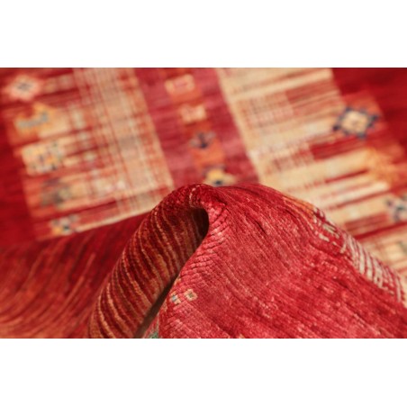 Tappeto Siva Pakistan marrone giallo 100x147