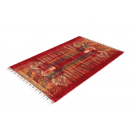 Tappeto Siva Pakistan marrone giallo 101x157