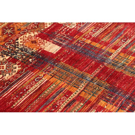 Tappeto Siva Pakistan marrone giallo 101x157