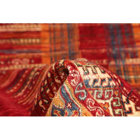 Tappeto Siva Pakistan marrone giallo 101x157