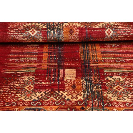 Tappeto Siva Pakistan marrone giallo 101x157