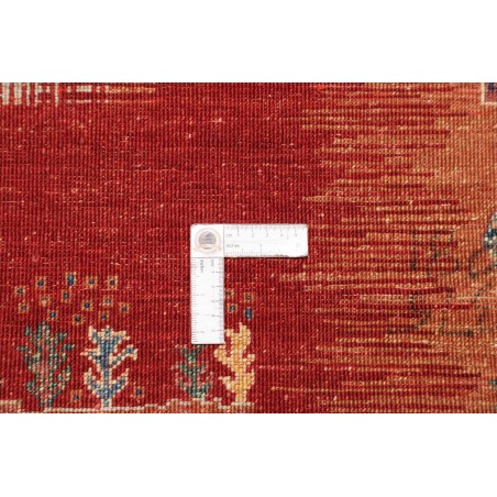 Tappeto Siva Pakistan marrone giallo 101x157