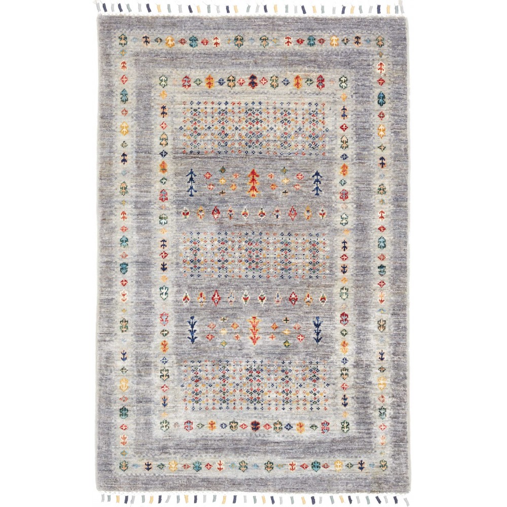 Tappeto Siva Pakistan beige bianco 79x122