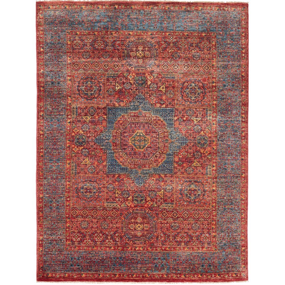 Tappeto Mamlouk Pakistan marrone 146x194 Tappeto Mamlouk Pakistan marrone 146x194