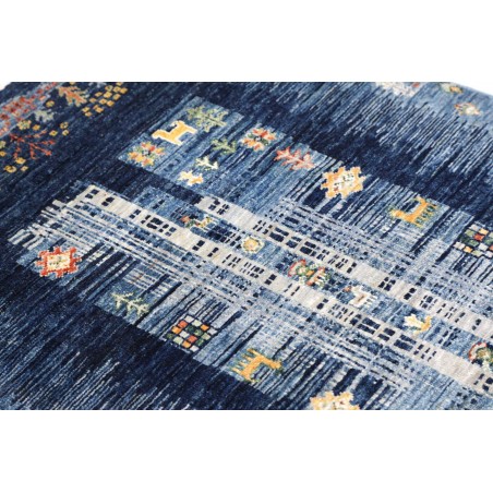 Tappeto Siva Pakistan grigio bianco 83x117