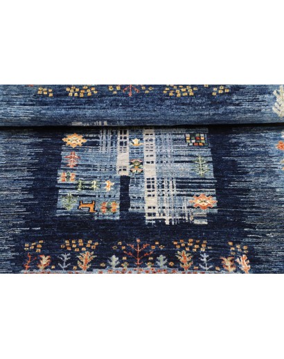 Tappeto Siva Pakistan grigio bianco 83x117