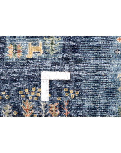 Tappeto Siva Pakistan grigio bianco 83x117