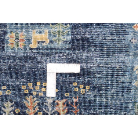 Tappeto Siva Pakistan grigio bianco 83x117