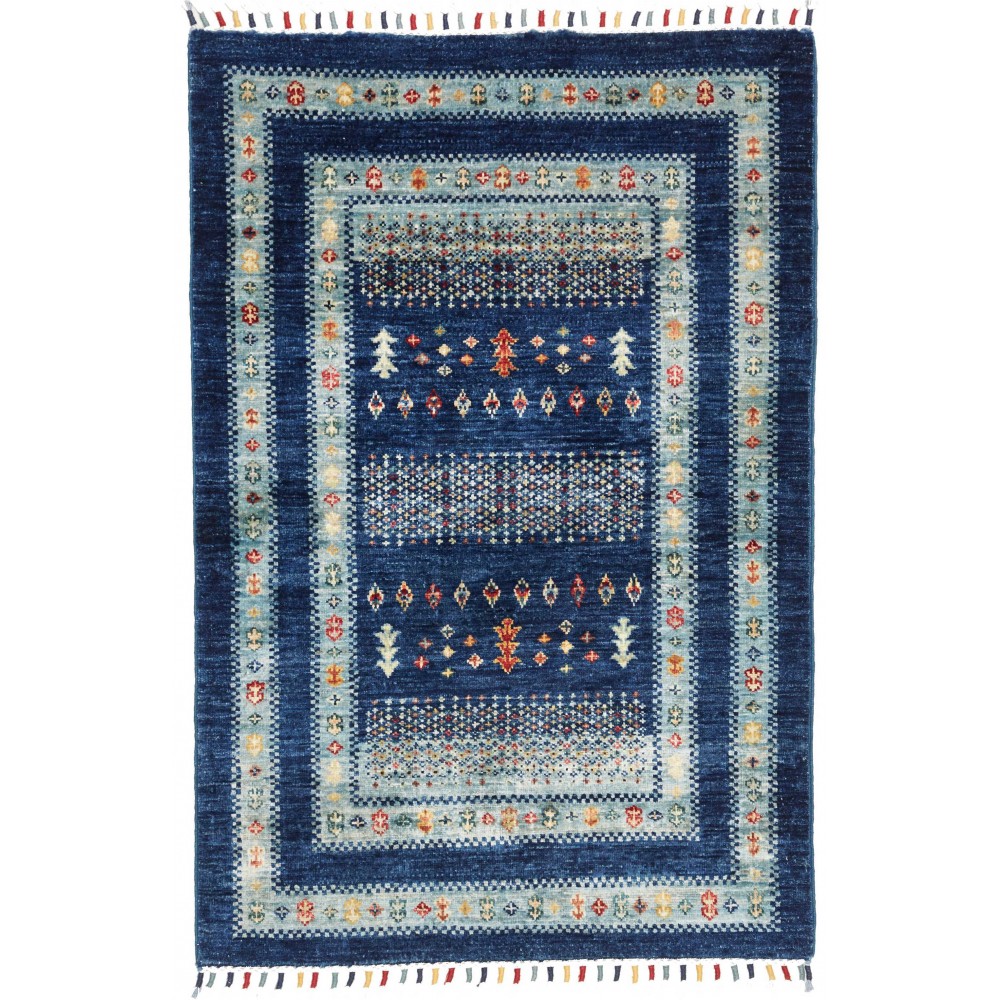 Tappeto Siva Pakistan grigio beige 81x120