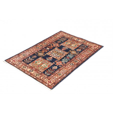 Tappeto Kazak Fine Pakistan bianco grigio 86x120