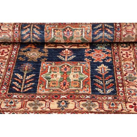 Tappeto Kazak Fine Pakistan bianco grigio 86x120