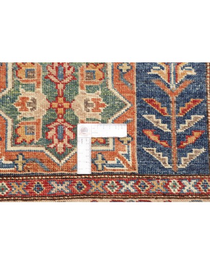 Tappeto Kazak Fine Pakistan bianco grigio 86x120