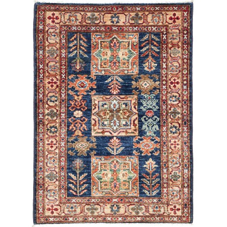 Tappeto Kazak Fine Pakistan marrone grigio 83x116