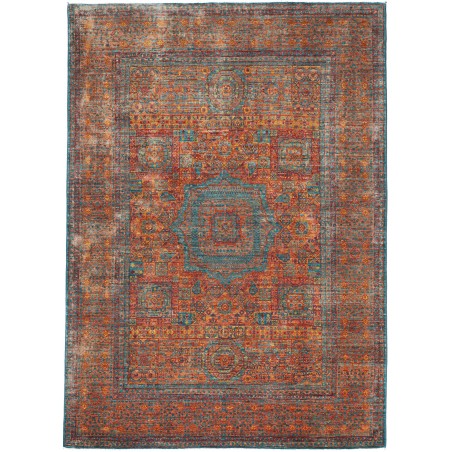 Tappeto Mamlouk Pakistan azzurro marrone 170x240