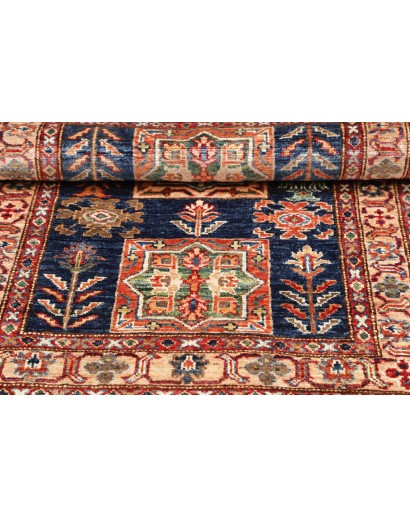 Tappeto Kazak Fine Pakistan marrone grigio 83x116