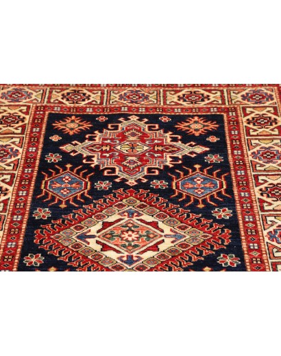 Tappeto Kazak Fine Pakistan marrone grigio 106x143