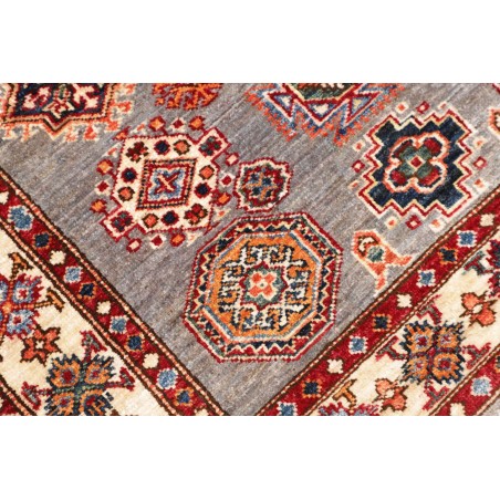 Tappeto Kazak Fine Pakistan marrone grigio 103x142