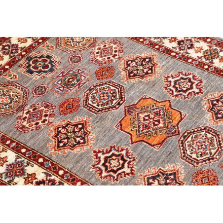Tappeto Kazak Fine Pakistan marrone grigio 103x142