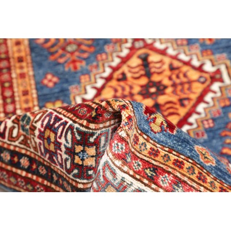 Tappeto Kazak Fine Pakistan azzurro grigio 99x151