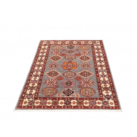 Tappeto Kazak Fine Pakistan marrone grigio 104x142