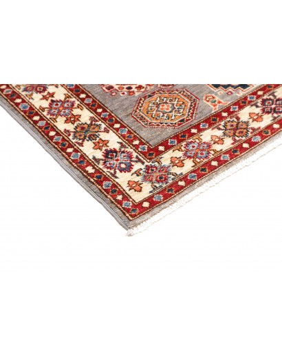 Tappeto Kazak Fine Pakistan marrone grigio 104x142