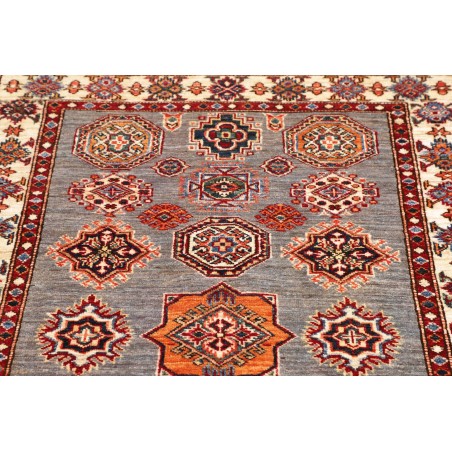 Tappeto Kazak Fine Pakistan marrone grigio 104x142