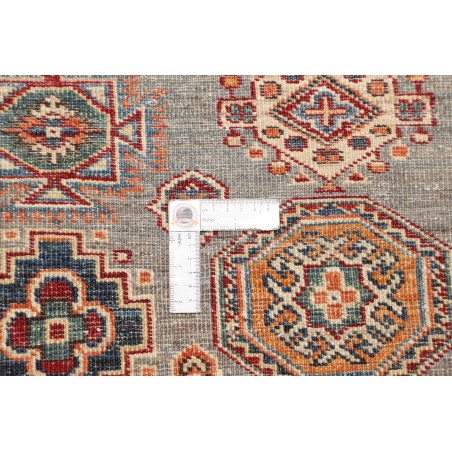 Tappeto Kazak Fine Pakistan marrone grigio 104x142