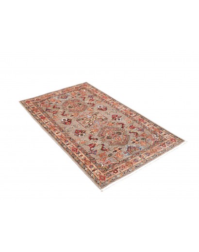 Tappeto Kazak Fine Pakistan marrone grigio 91x150