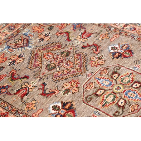 Tappeto Kazak Fine Pakistan marrone grigio 91x150