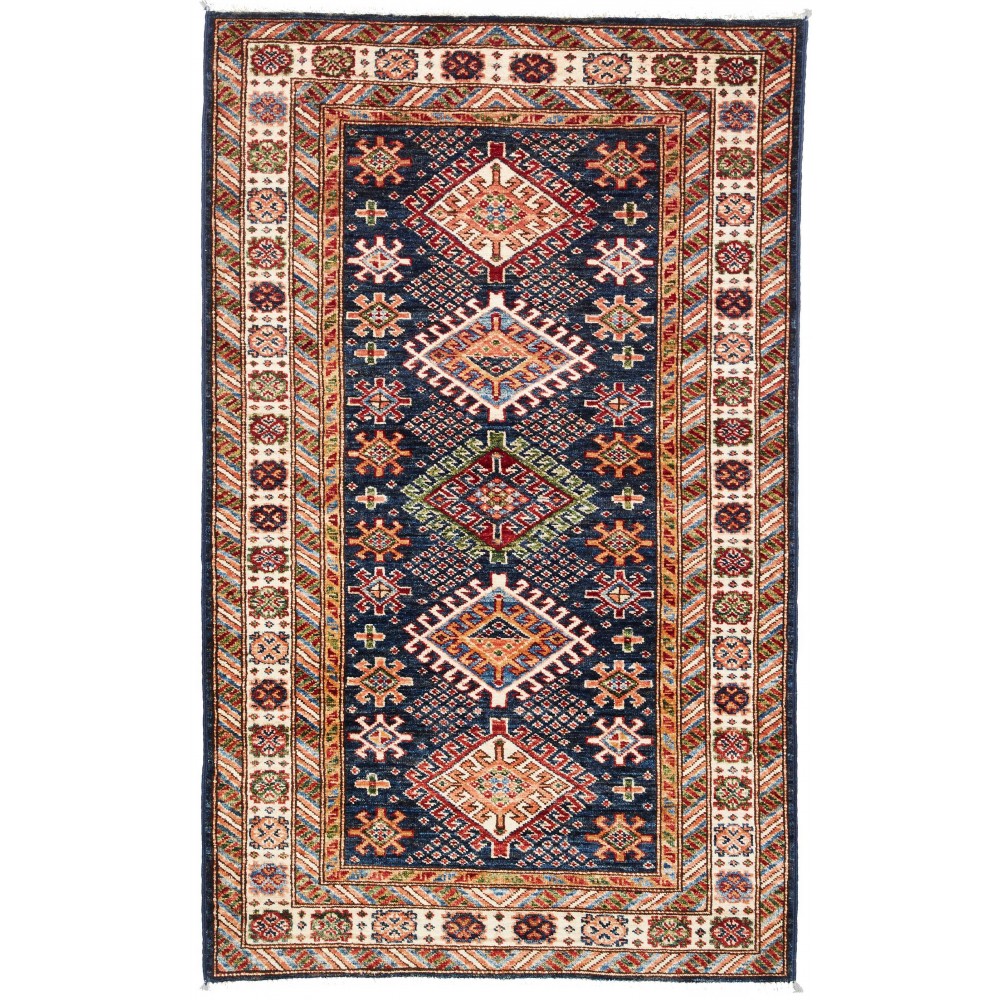 Tappeto Kazak Fine Pakistan marrone 94x150