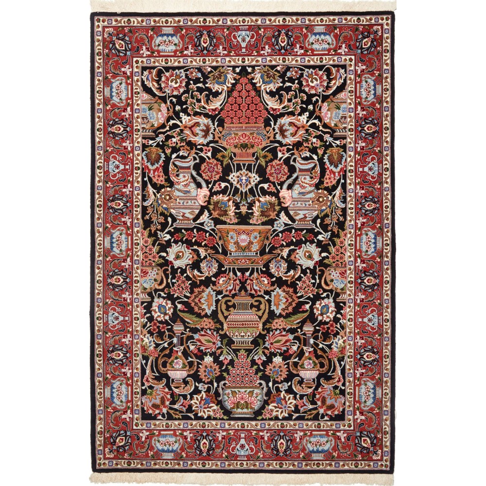 Tappeto Ilaam Persia marrone blu 103x157 Tappeto Ilaam Persia marrone blu 103x157