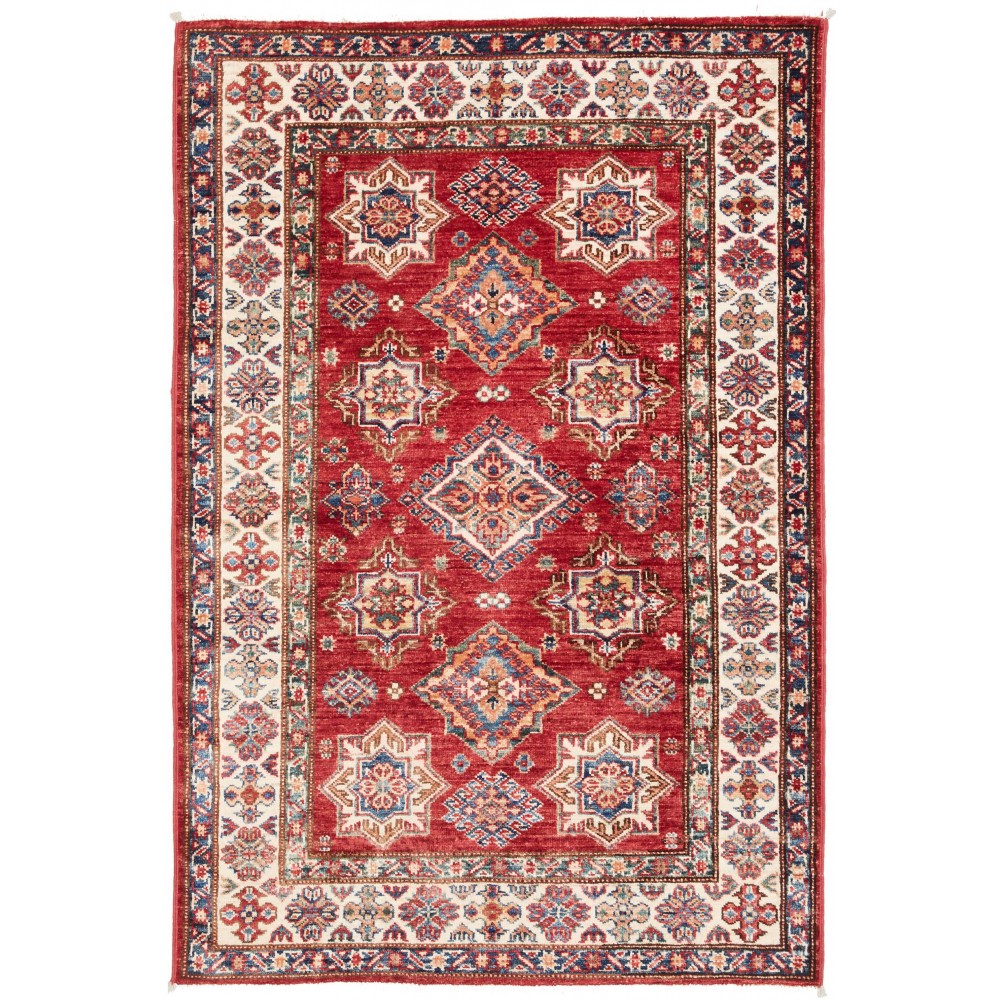 Tappeto Kazak Fine Pakistan marrone beige 100x148