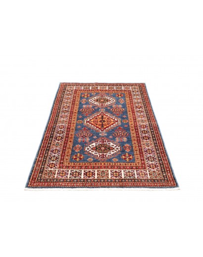 Tappeto Kazak Fine Pakistan azzurro grigio 99x152