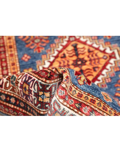 Tappeto Kazak Fine Pakistan azzurro grigio 99x152