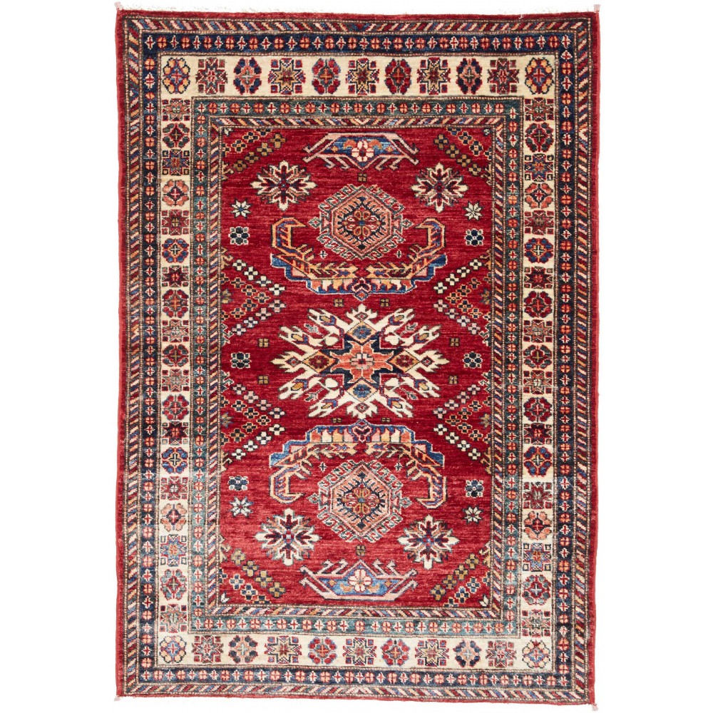 Tappeto Kazak Fine Pakistan marrone giallo 105x151